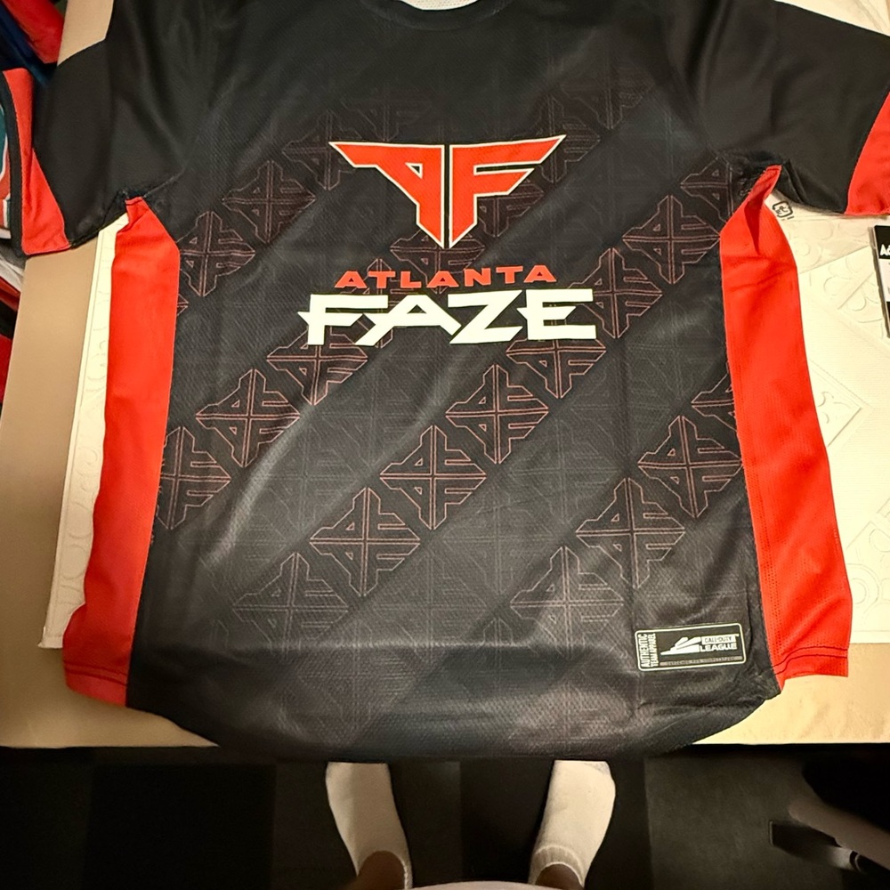 Atlanta Faze Black and Red Jersey